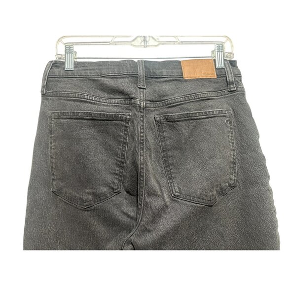 Madewell Perfect Vintage Straight Jeans Womens 28 Black High Rise Classic Casual - Picture 9 of 15